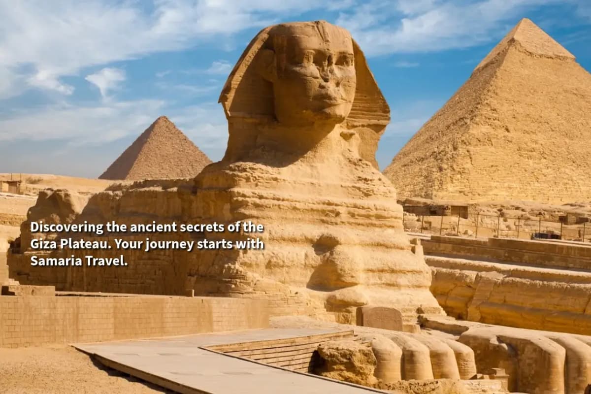 Giza pyramids , Saqqara, and Memphis Full-Day Combo