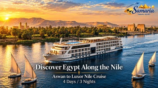 4-Day Nile Cruise from Aswan to Luxor – 3 Nights